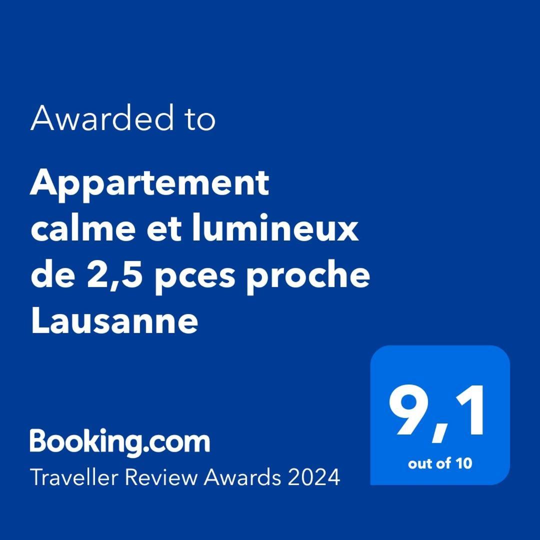 Appartement Calme Et Lumineux De 2,5 Pces Proche Lausanne Ecublens  Екстер'єр фото